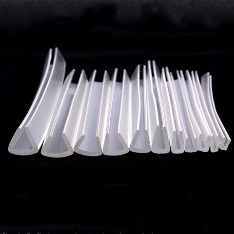 Panneau en PVC Transparent de 0.5mm à 8mm d'épaisseur, bande U, bouclier de bord, enveloppe de verre, métal, bois, joints de véhicule ► Photo 1/1