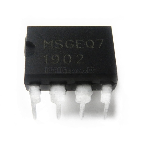 MSGEQ7 – égaliseur graphique à bande IC mixte DIP-8, meilleure vente en Stock, 1 pièce/lot ► Photo 1/1