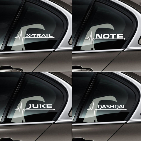 1 pièces autocollant de vitres de voiture pour Nissan JUKE NOTE nouveau Qashqai Murano X Trail x-trail Teana 2015 2016 style de voiture ► Photo 1/6