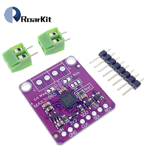 Carte de convertisseur rt-numérique MAX31865 SPI PT100, Module d'amplification de capteur de température thermosensible pour Arduino 3.3V/5V ► Photo 1/6