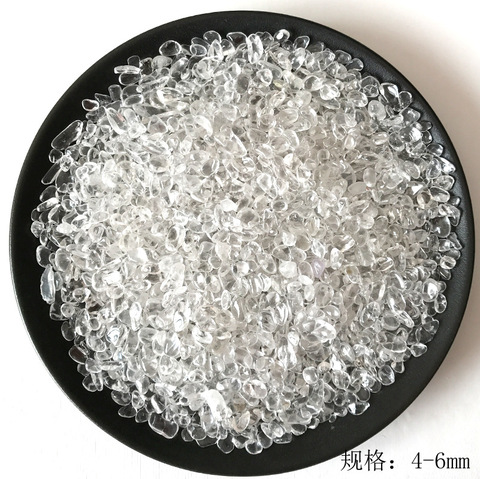Pierres à Quartz cristal blanc naturel 100g | 4 tailles, Points de gravier, Chakra guérison cristaux cristal naturel, vente en gros ► Photo 1/5