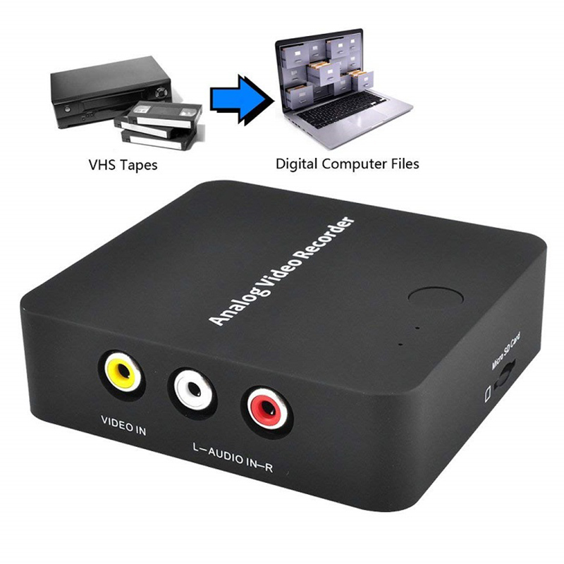 Convertisseur VHS vers DVD USB 2.0, convertisseur vidéo analogique vers  format numérique, audio vidéo DVD VHS, carte de capture d'enregistrement,  adaptateur PC de qualité - AliExpress