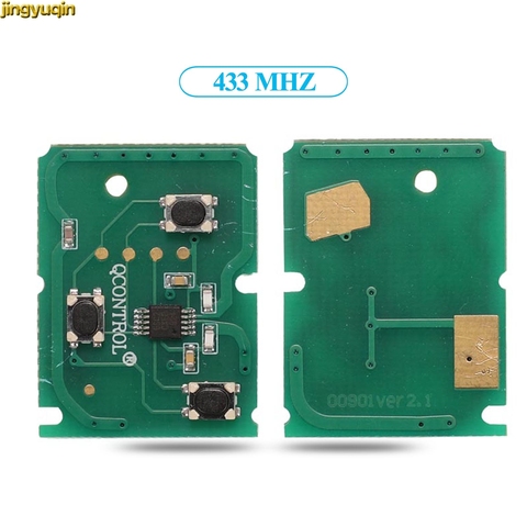 Jingyuqin – Circuit imprimé de clé télécommande 433MHZ, pour Ford Focus 2 Fiesta Transit Mondeo, contrôle complet à 3 boutons ► Photo 1/3