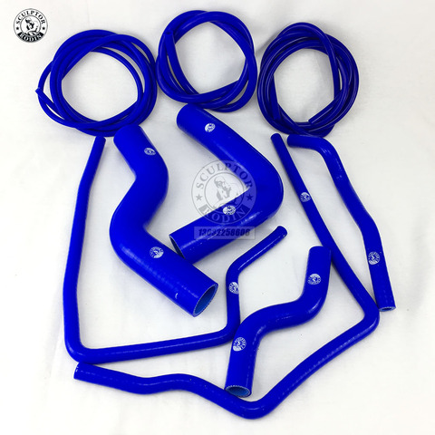 Kit de tuyaux en Silicone pour SUBARU IMPREZA GC8 GF8 STI EJ20 WRX 96-00 TURBO + Kit de tuyaux d'aspiration rouge/bleu/noir ► Photo 1/1