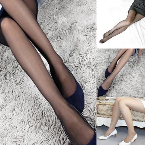 Collants longs transparents en Nylon pour femmes et filles, bas de robe à la mode ► Photo 1/6