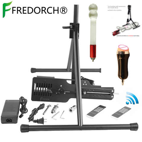 Machine sexuelle Premium extrêmement silencieuse, vc-u-lock, amour puissant, grande télécommande sans fil, vibrateur pour femme ou homme ► Photo 1/6