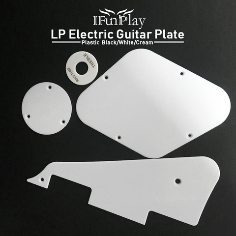 Plaque de Pickguard pour guitare électrique LP, Pickguard/cavité/couvercles d'interrupteur/plaque de sélection de ramassage pour guitare électrique GB LP ► Photo 1/6