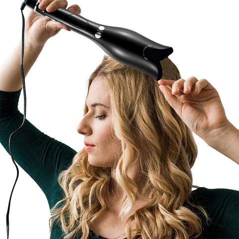 Multi-automatique bigoudi cheveux fer à friser LCD céramique rotatif cheveux Waver magique friser baguette fers outils de coiffure ► Photo 1/6