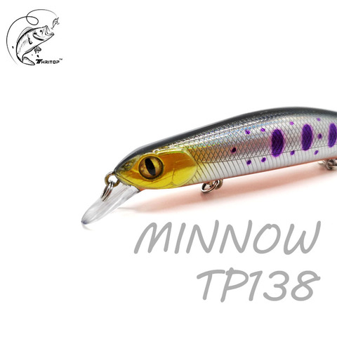 Thritop leurre de pêche au vairon chaud 125MM 17.5G 0.5-1.5M plongée 5 couleurs pour appâts durs de basse en option TP138 matériel de pêche à la carpe ► Photo 1/6