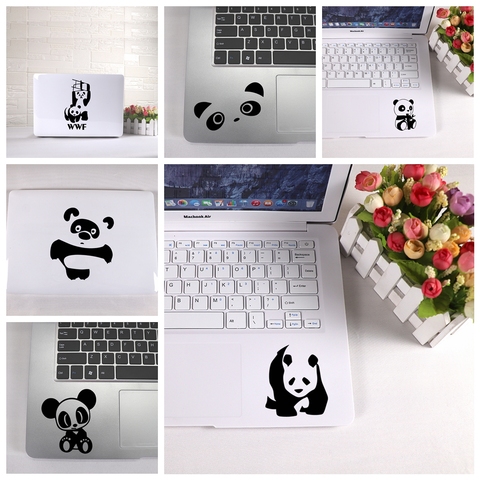 Mignon Panda autocollant pour ordinateur portable vinyle