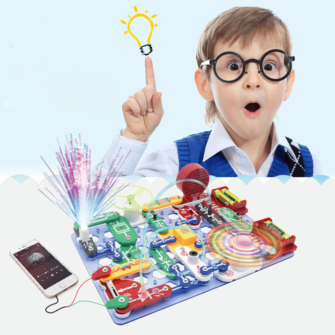 Kit de blocs de construction électroniques, circuit de commutation de Mode composé, jouet d'assemblage éducatif pour enfants, expérience scientifique ► Photo 1/5