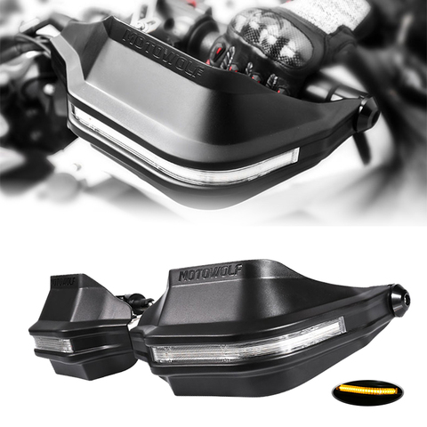 Pour Suzuki v-strom DL650 DL250 GW250 GSX150 protecteur de main de moto bouclier coupe-vent guidon protège-mains Protection ► Photo 1/6