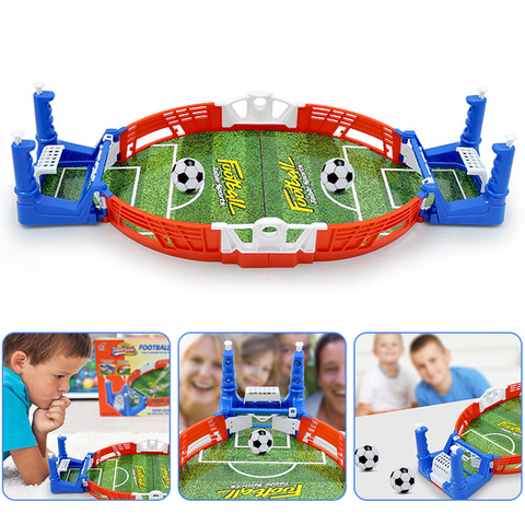 Mini Table drôle Football Shoot jeu plateau Match Kit intérieur Table Football jouets enfants à la maison PortableTable jeux cadeau ► Photo 1/6