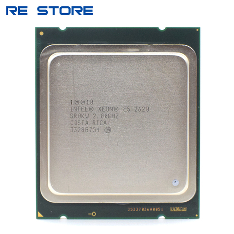 Intel Xeon E5 2620 LGA 2011 PROCESSEUR d'unité centrale SR0KW 2.0GHz 6-Core 15M support X79 CARTE MÈRE ► Photo 1/2