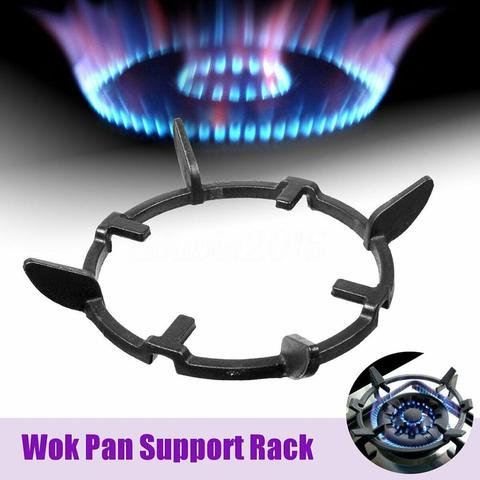 Support universel de poêle Wok en fer, étagère pour cuisinière à gaz, plaque de cuisson, fournitures de cuisine ► Photo 1/6