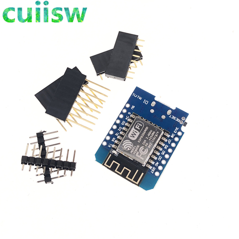 5 pièces D1 mini - Mini NodeMcu 4M octets Lua WIFI Internet des objets carte de développement basée ESP8266 par WeMos ► Photo 1/5