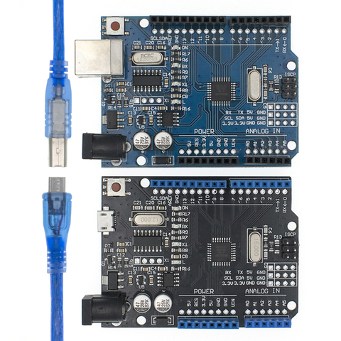 UNO R3 CH340G + MEGA328P puce SMD 16Mhz pour Arduino UNO R3 carte de développement câble USB ATEGA328P un ensemble ► Photo 1/6