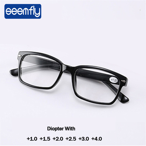 Lunettes de lecture Ultra légères hommes femmes lunettes unisexe presbytie lunettes avec 1.0 1.5 2.0 2.5 3.0 3.5 4.0 dioptrie ► Photo 1/6