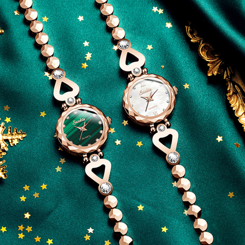 Montre-bracelet de luxe pour femmes, nouvelle mode haut de gamme, miroir diamant, marque de luxe, acier au tungstène, horloge à Quartz étanche, 2022 ► Photo 1/6