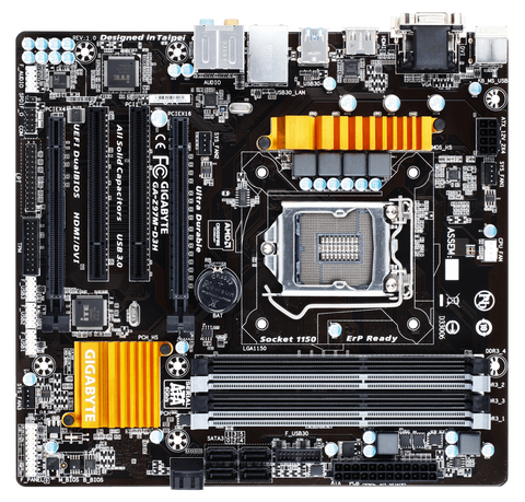 Utilisé, Gigabyte GA-Z97M-D3H Carte Mère De Bureau Z97M-D3H Z97 LGA 1150 i3 i5 i7 DDR3 ► Photo 1/3