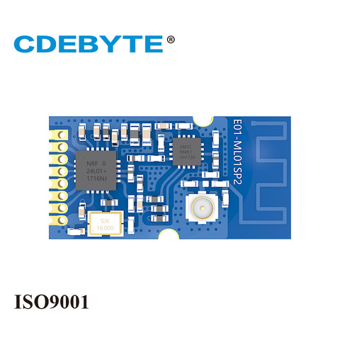 Ebyte – Module émetteur-récepteur sans fil, antenne PCB IPEX nRF24L01 PA LAN, E01-ML01SP2 GHz 2.4GHz 20dBm 100mW SPI IoT ► Photo 1/6