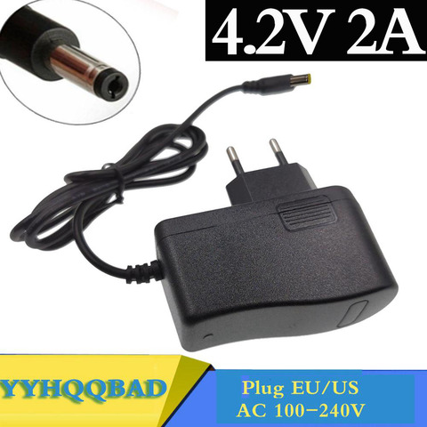 4.2V 2A 18650 chargeur de batterie au Lithium 1S 18650 batterie Portable chargeur mural cc 5.5*2.1 MM ► Photo 1/5