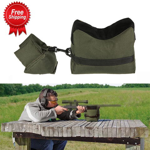 Sac avant et arrière Support de fusil sac de sable sans sable Sniper chasse Support de cible accessoires de pistolet de chasse ► Photo 1/6