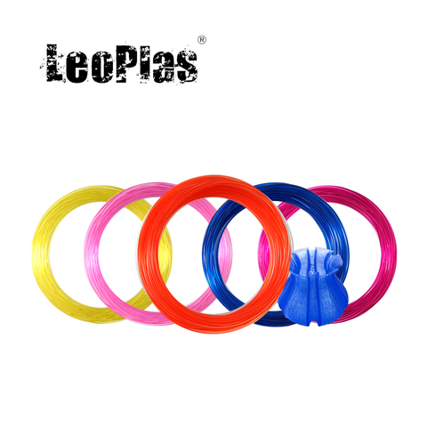 Leobas – échantillon de Filament ABS Transparent translucide, 1.75mm, 10 mètres, 25g, pour stylo d'imprimante 3D, consommables, fournitures d'impression ► Photo 1/6