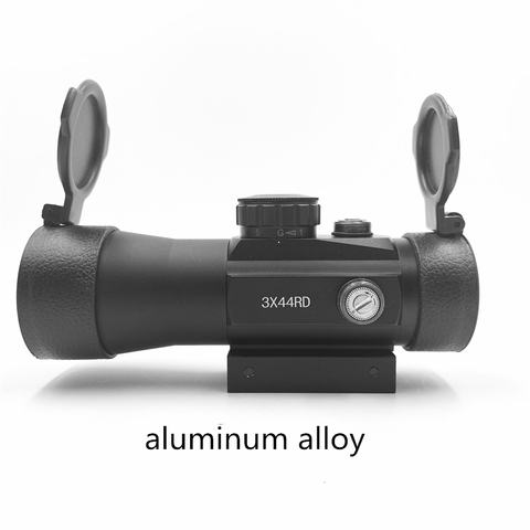 3X44 rouge vert point portée de vue extérieur chasse optique tactique lunette de visée ajustement 11/22mm Rail pour fusil de chasse ► Photo 1/6