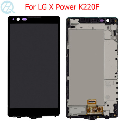 Écran tactile LCD avec châssis, 5.3 pouces, pour LG X Power K220 K220DS F750K LS755 X3 K210 US610 K450, Original ► Photo 1/5