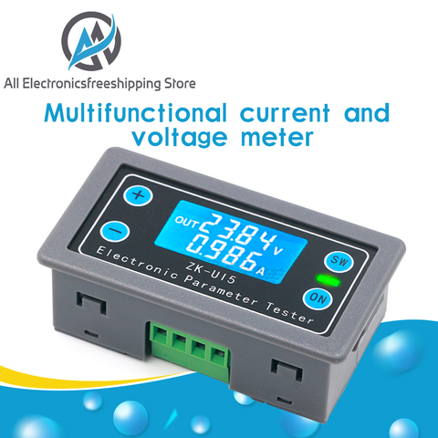 Tension et courant compteur puissance capacité temps sous-tension et surtension protection batterie charge décharge contrôle ► Photo 1/6