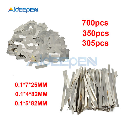 700 pièces en acier nickelé bande Nickel plaque sangle bande feuilles pour batterie machine de soudage par points soudeuse par points soudeuse équipement ► Photo 1/6