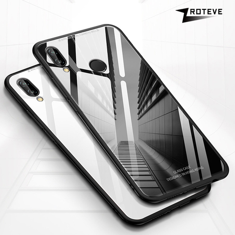 Coque en verre pour Xiaomi, compatible modèles Redmi Note 7, 8 Pro, 7, 6, 5 Pro ► Photo 1/6