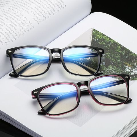 Lunettes de mode pour hommes et femmes, verres transparents Anti-bleu ► Photo 1/6