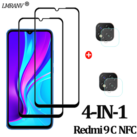 Redmi-9C-NFC verre trempé caméra pour Redmi 9 C NFC glass screen protector verre de protection 9A 9C Redmi protecteur d'écran Xiaomi 9C verre trempe ► Photo 1/6