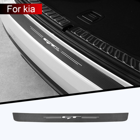 Autocollants de protection pour coffre de voiture, pour kia gt gtline Xline ceed Forte RIO STINGER Seltos K3 KX5 K4 K5, accessoires de voiture ► Photo 1/6