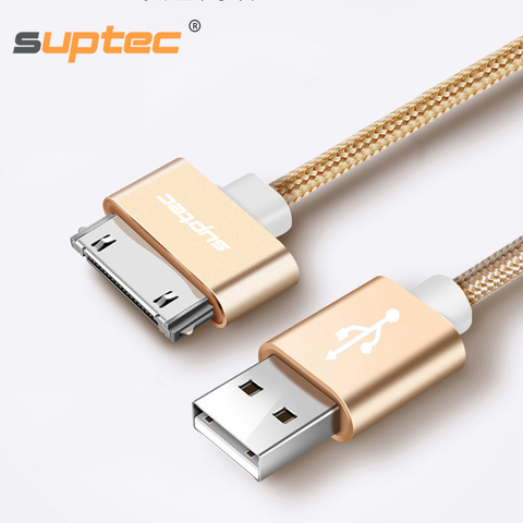 SUPTEC Câble USB pour iPhone 4 ou 4 s 3GS iPad 2 3 iPod Nano tactile Charge Rapide 30 Broches Original Adaptateur de Charge Chargeur Câble de Données ► Photo 1/6