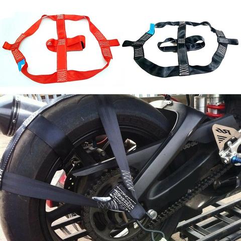 Sangle de fixation pour pneu de moto, véhicule électrique, pliable pour un rangement facile ► Photo 1/6