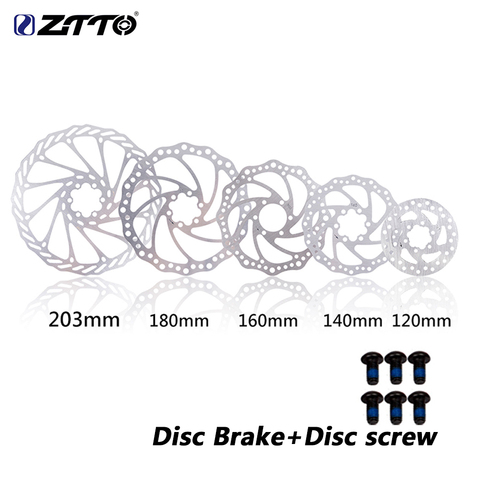 ZTTO vélo frein pièces 6 pouces frein à disque vélo Rotor disque vtt vélo pièces 120mm/140mm/160mm/180mm/203mm G3 Rotor vtt disque ► Photo 1/6