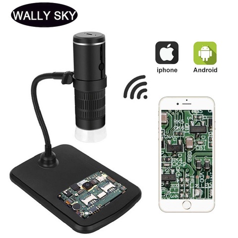 Microscope numérique 1000x HD 1080P LED USB WiFi, Microscope de téléphone portable caméra pour Smartphone outils d'inspection PCB ► Photo 1/6