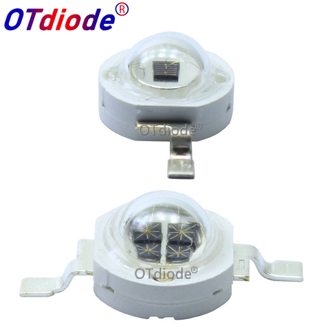 Haute puissance puce LED 850nm 940nm IR infrarouge 3W 5W émetteur lumière perle COB 850 940 nm Vision nocturne CCTV caméra ► Photo 1/6