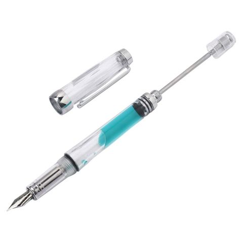 Stylo-plume Transparent à pression négative, 0.38/0.5mm, stylo à encre EF/F, cadeau d'affaires, fournitures scolaires pour étudiants C26 ► Photo 1/6