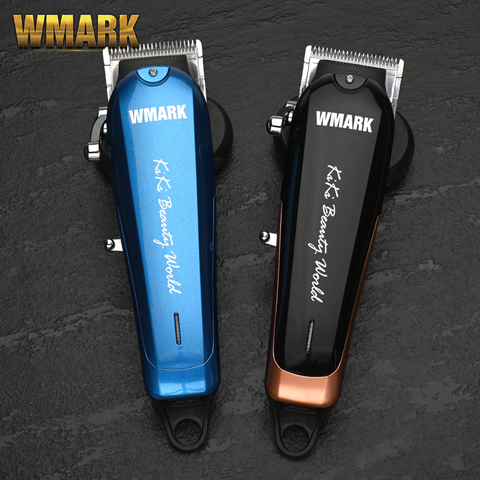 Tondeuse à cheveux professionnelle 2022 WMARK NG-103plus 103B, 2500mAh, avec lame décolorée, dents décalées, pour couper les cheveux ► Photo 1/6