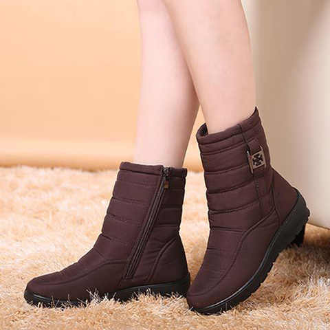 2022 nouvelles femmes bottes hiver femmes chaussures en peluche chaud bottes de neige femme bottes d'hiver Botas Mujer chaussons femmes bottes ► Photo 1/6