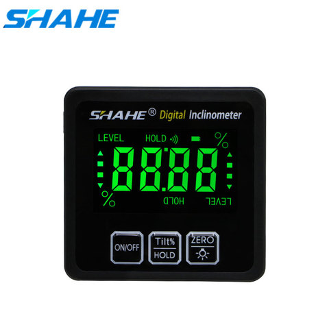 SHAHE 360 ° Mini rapporteur numérique goniomètre électronique inclinomètre détecteur d'angle de niveau numérique avec Base magnétique ► Photo 1/6