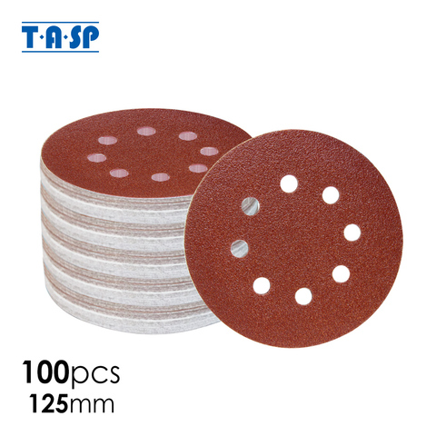 TASP-disques abrasifs, 100 pièces, 125mm, 5 