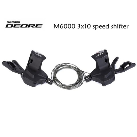 Shimano m6000 SL-M6000 Deore Droit et gauche Shifter 2/3x10-Speed VTT Déplacement Leviers 20 vitesse 30 vitesse ► Photo 1/4