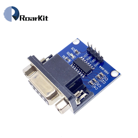 Connecteur MAX3232 RS232 vers TTL, Module de convertisseur de Port série DB9 femelle, carte clignotante pour Arduino ► Photo 1/6