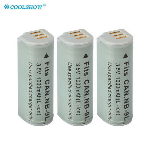 Batterie de caméra NB-9L NB9L NB 9L pour Canon ELPH 510 520 530 HS PowerShot N SD4500 IS IXUS 1000 1100 500 510 HS 50S 1000mAh ► Photo 1/6