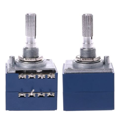 Potentiomètre 8 broches RH2702 arbre fendu dentelé 6MM précision 27-type A100K 100K livraison directe ► Photo 1/6